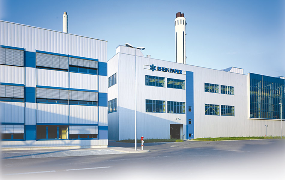 Neubau der Papierfabrik Rhein Papier PM1 in Hürth