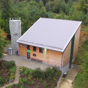 Kletterhalle mit Kletterturm in Krumbach.