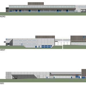 Baupläne für den Umbau einer ehemaligen Molkerei für die Brenner Verpackung und Neubau eines Produktionsgebäudes.