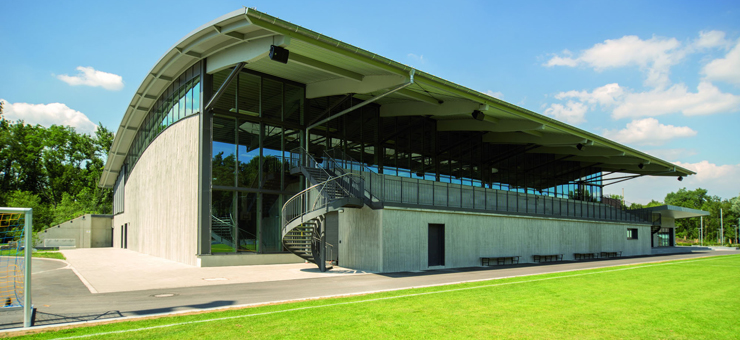 Das Auwald Sportzentrum in Gundremmingen