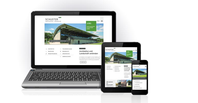 Bei einem Relaunch haben wir die Website von SCHUSTER engineering an unser neues Corporate Design angepasst.