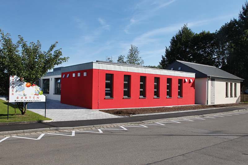 Der Kindergarten in Neuburg. Auch hier wurde ein individuelles Brandschutz-Konzept erarbeitet.